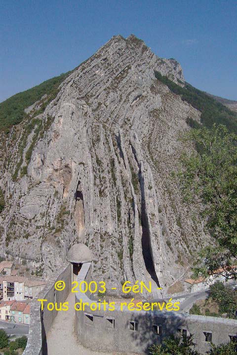 Le rocher de Sisteron