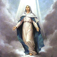 La Sainte Vierge à son Assomption