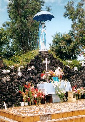 Vierge au Parasol en Martinique