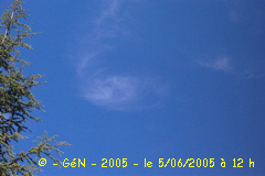 le 5/06/2005 à 12 h tourbillons