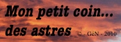 Mon petit coin des astres