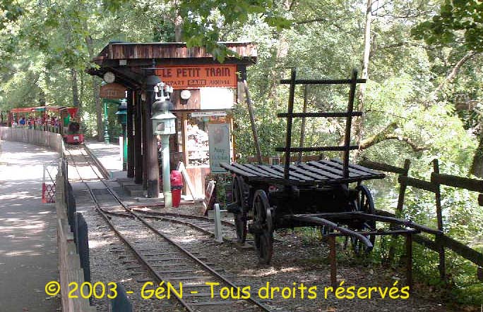 Petit train au Parc de la tête d'Or à Lyon