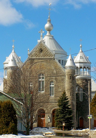Eglise de St Anicet au Québec 